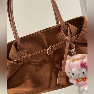 NEW Tan/brown Suede shoulder Bag